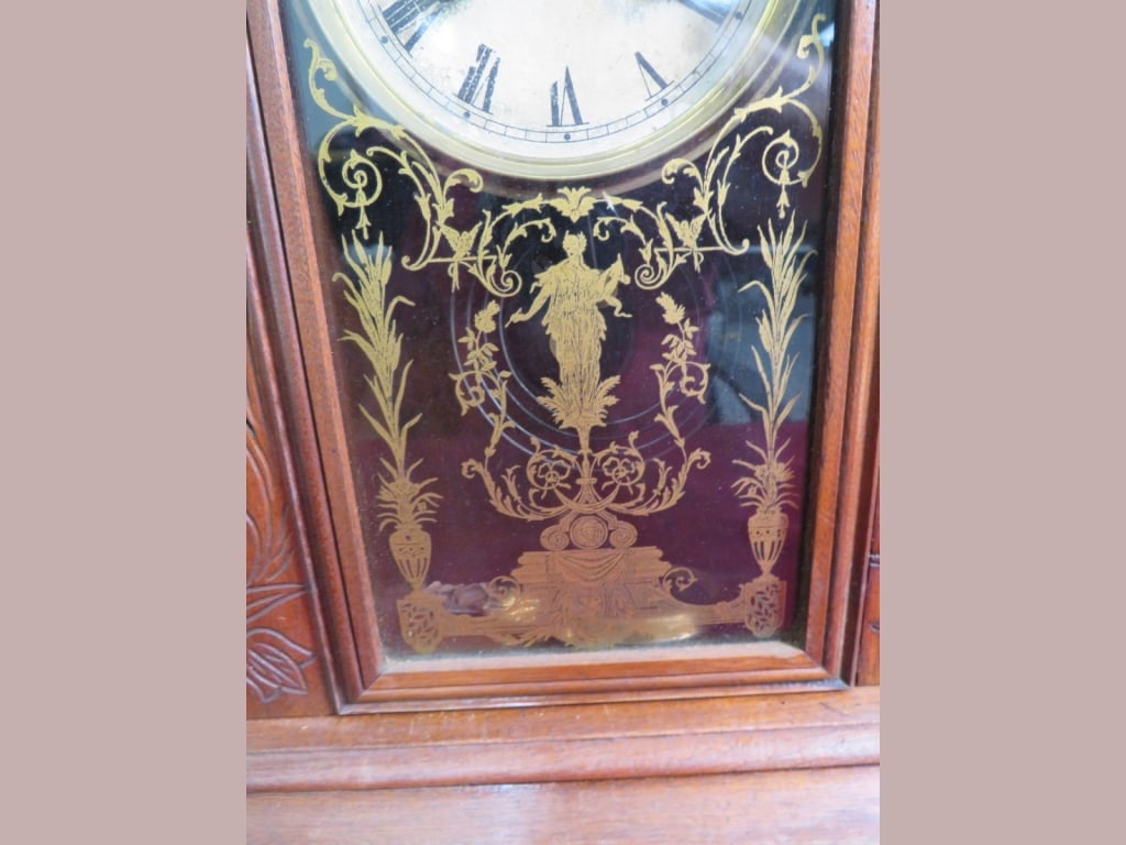 Oak Shelf Clock - 5