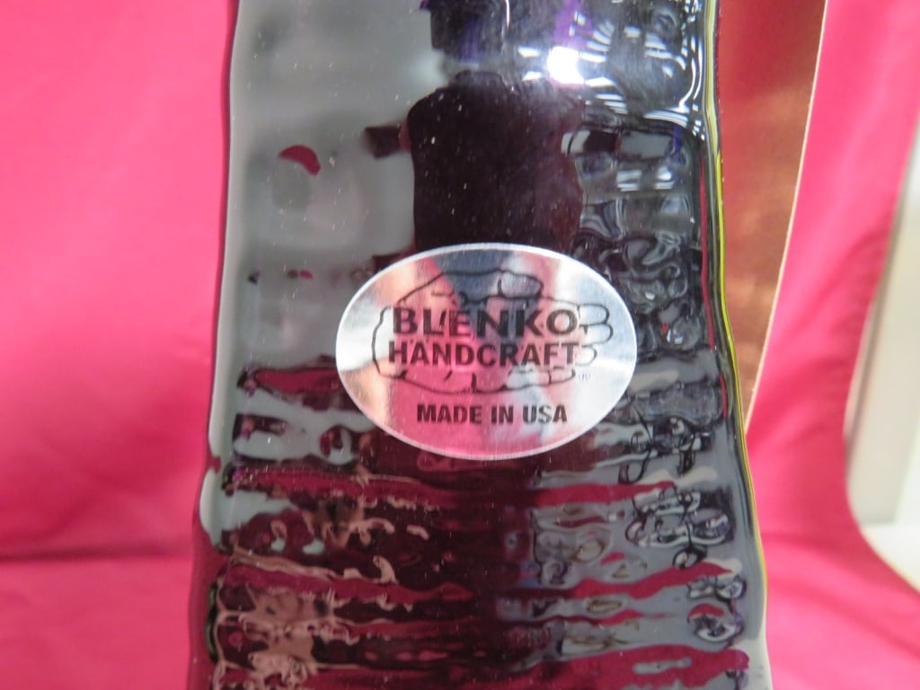 Blenko Handcrafted Amethyst Vase - 3