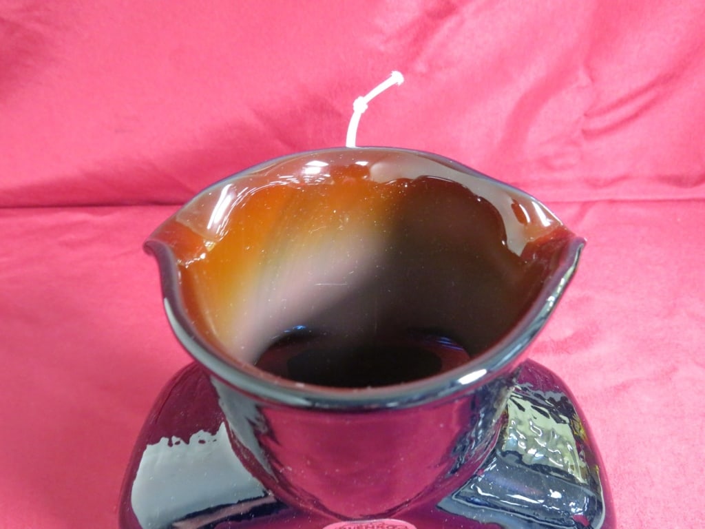 Handcrafted Blenko Sapphire Blue Decanter - 3