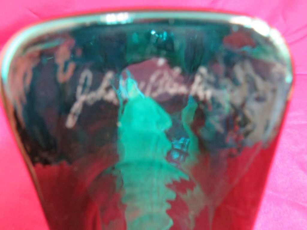 Handcrafted Blenko Aqua Decanter - 4