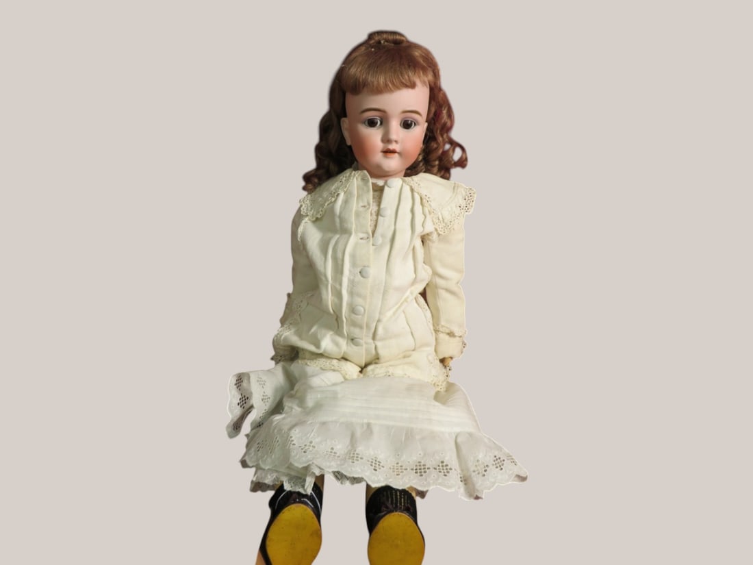 30" German Porcelain Head Doll (1 of 8)