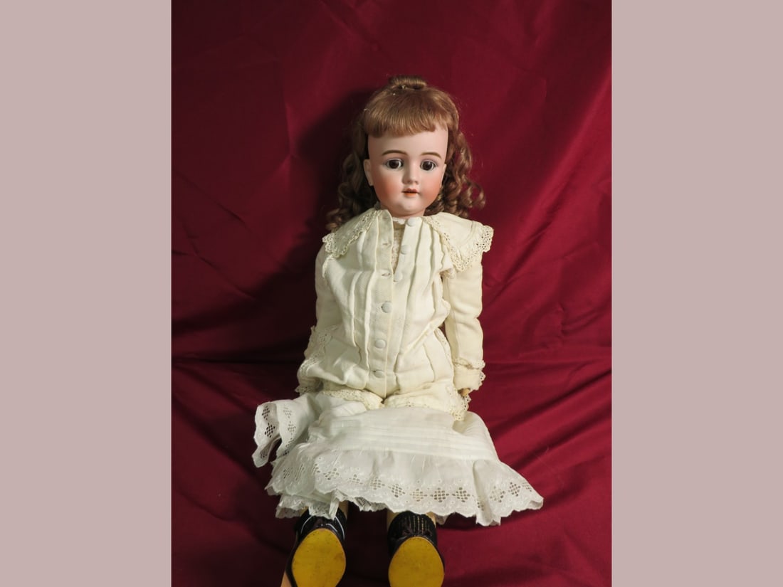 30" German Porcelain Head Doll - 2