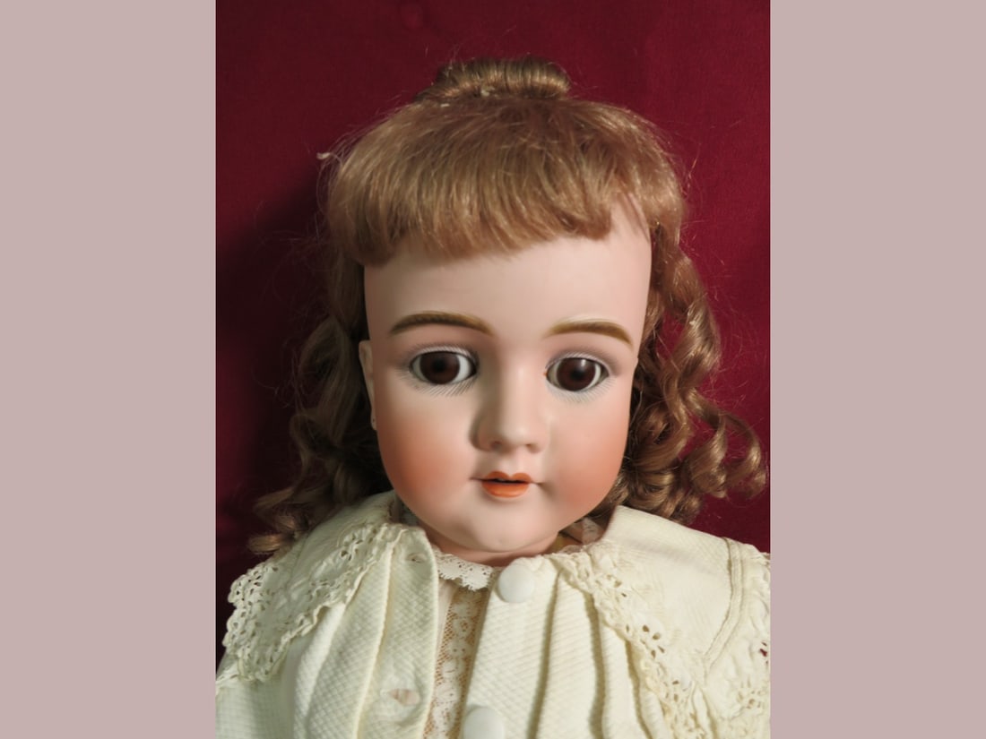 30" German Porcelain Head Doll - 3