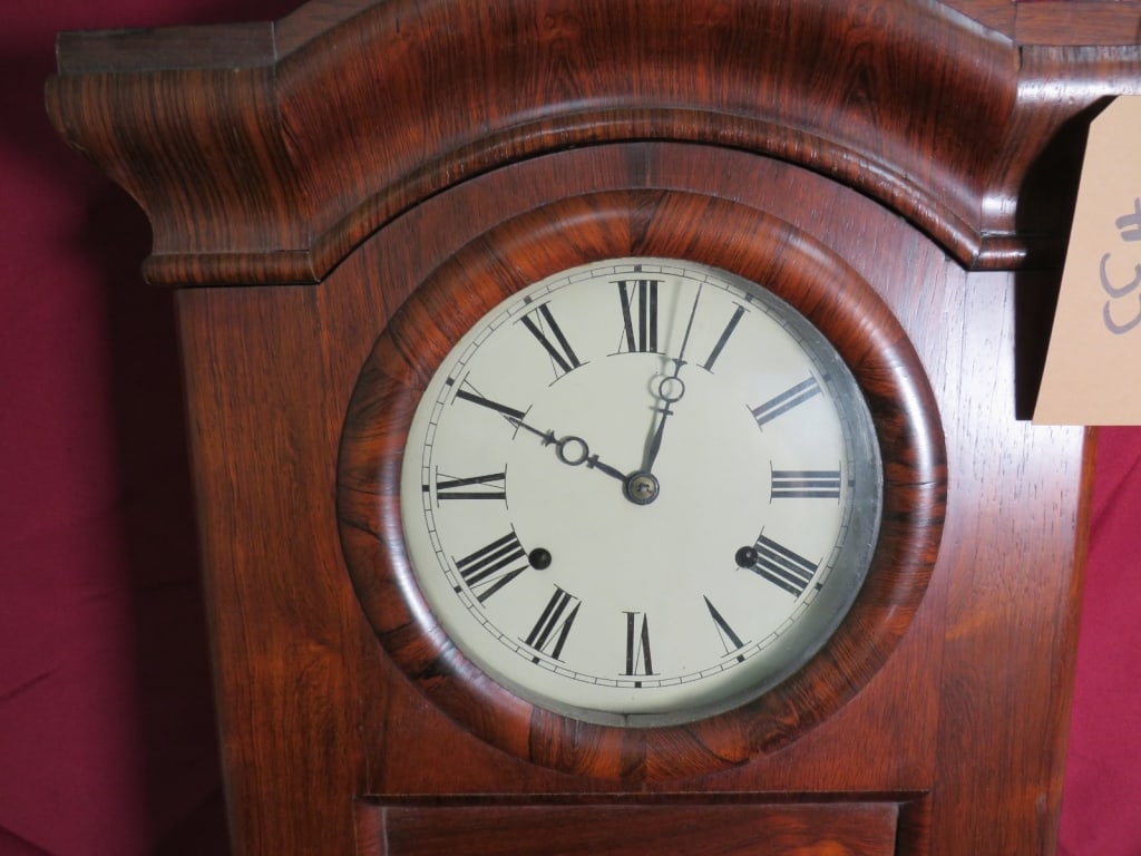 Seth ThomasWalnut Calendar Weighted Shelf Clock - 3