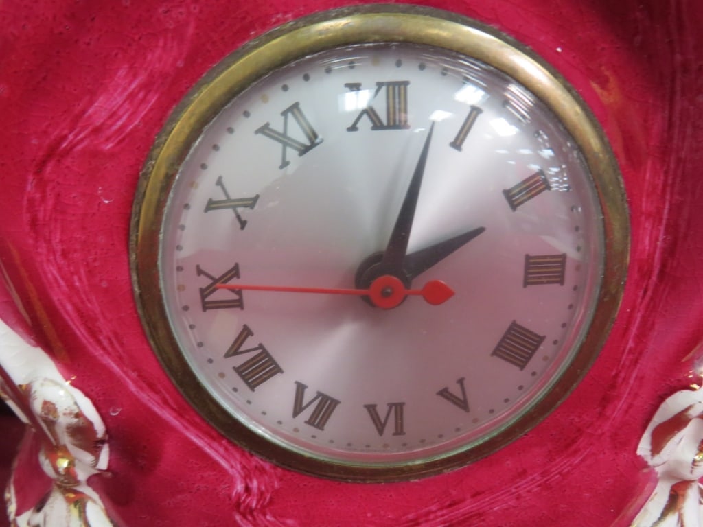 Porcelain Crown Sessions Mantle Clock - 5