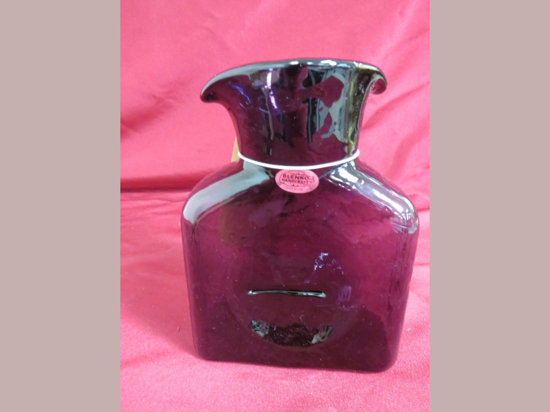 Handcrafted Blenko Amethyst Decanter - 2