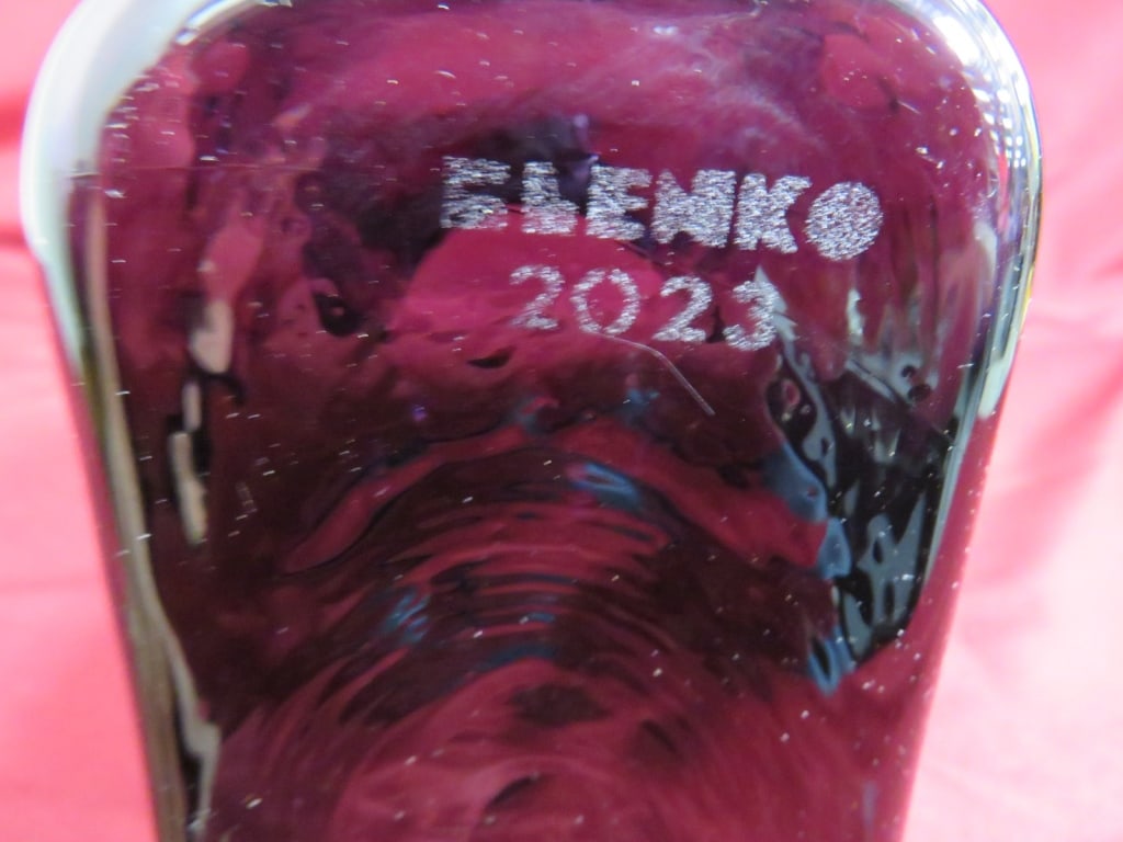 Handcrafted Blenko Amethyst Decanter - 4