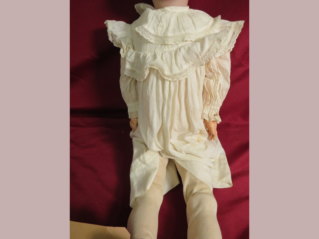 29" Simon & Halbig German Procelain Head Doll - 4