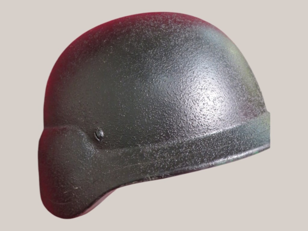 Army Ballistic Helmet: Normal wear for age