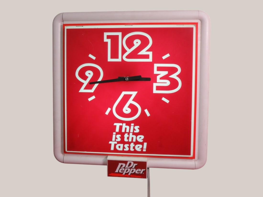 Dr. Pepper Advertising Clock (1 of 4)