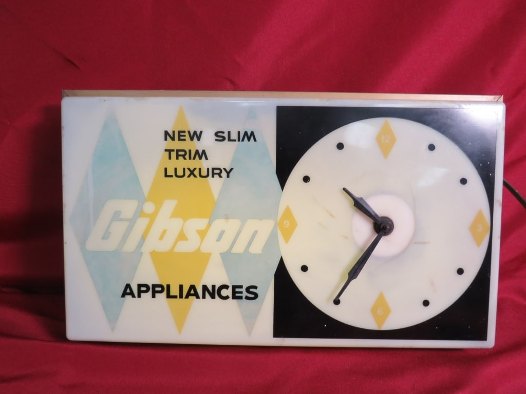Gibson Appliances Advertising Clock - 2