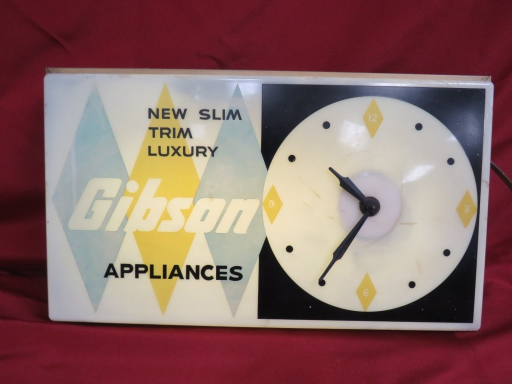 Gibson Appliances Advertising Clock - 3
