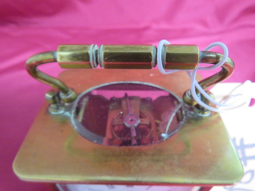 Brass Framed Carriage Clock - 3