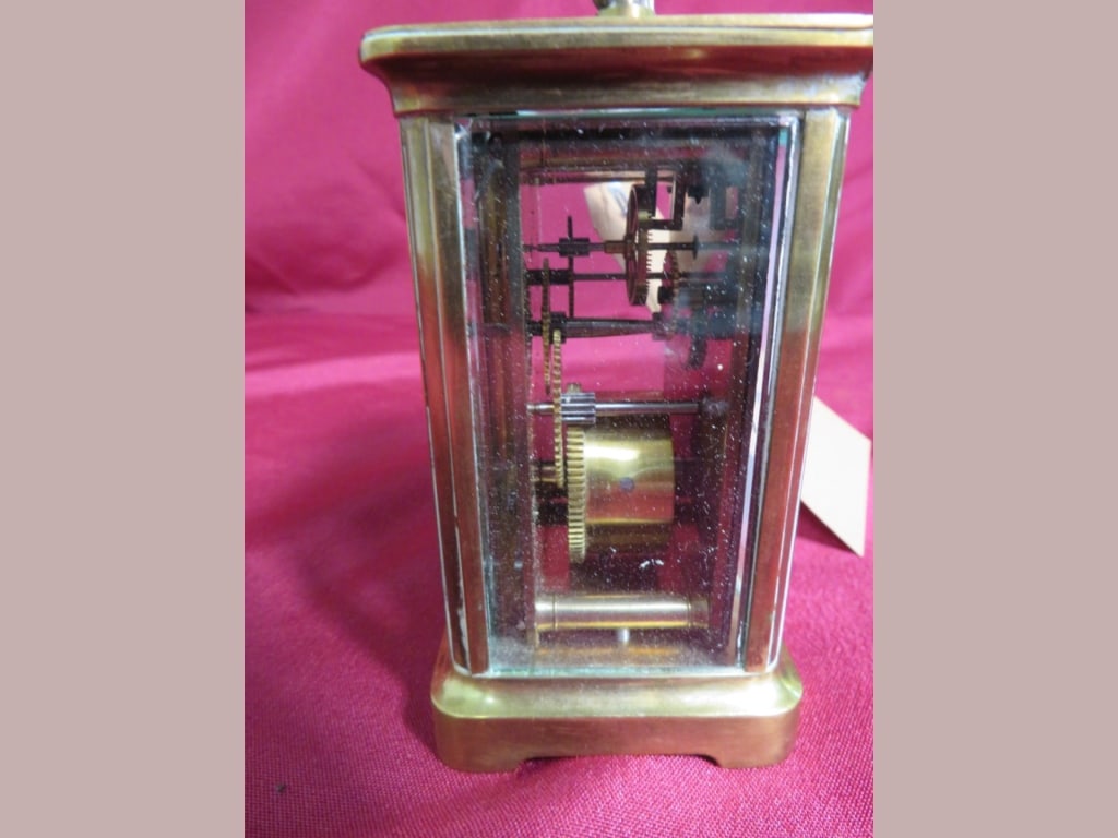 Brass Framed Carriage Clock - 4