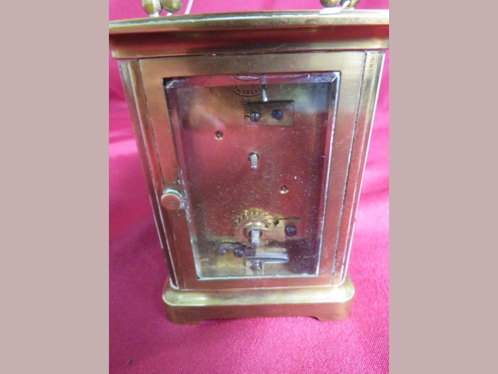 Brass Framed Carriage Clock - 5