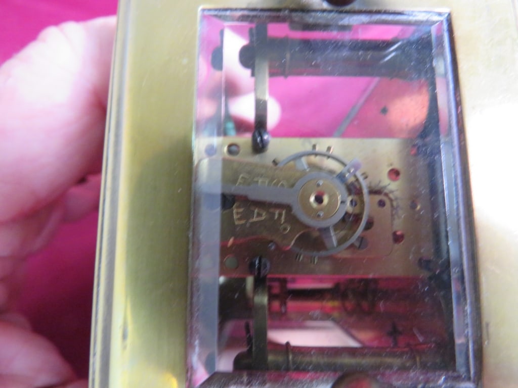 Brass Framed Carriage Clock - 3