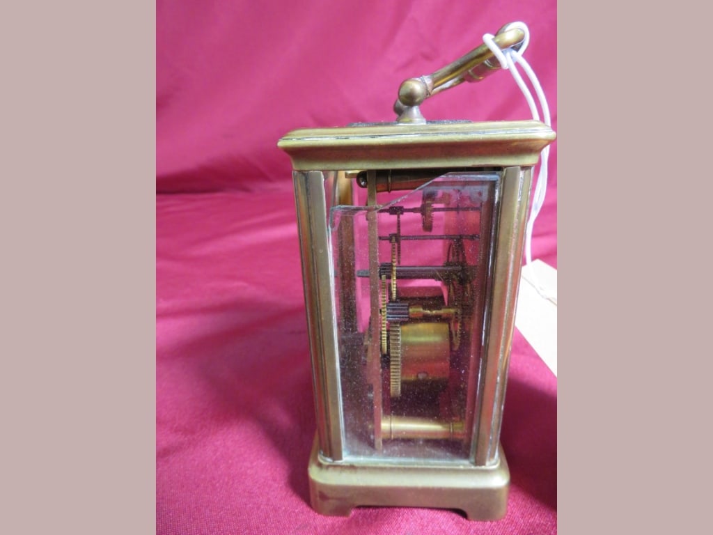 Brass Framed Carriage Clock - 4