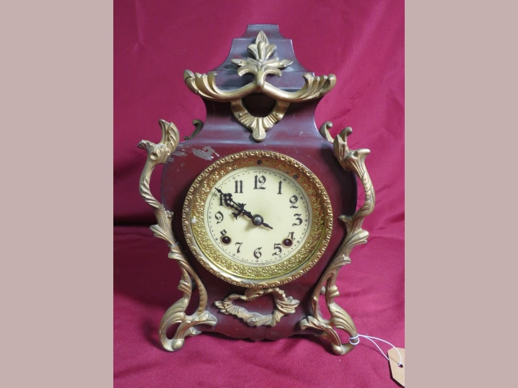 New Haven Square Urn Mantle Clock - 3