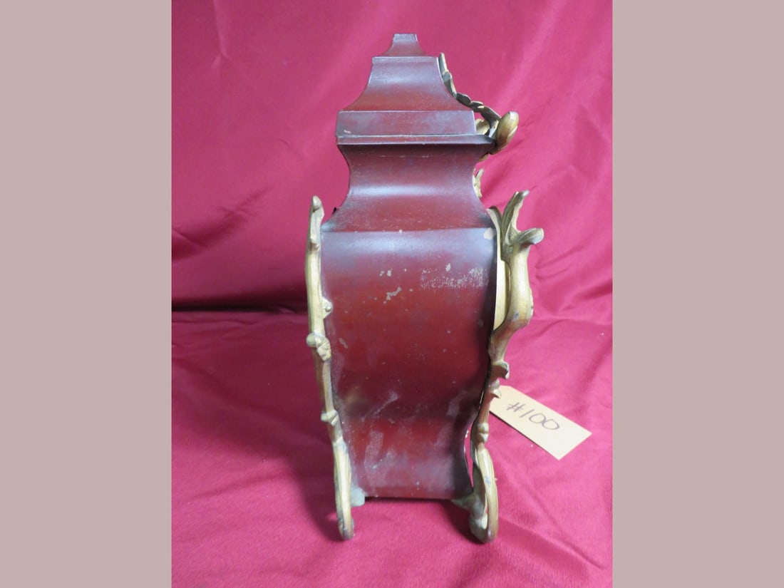 New Haven Square Urn Mantle Clock - 5