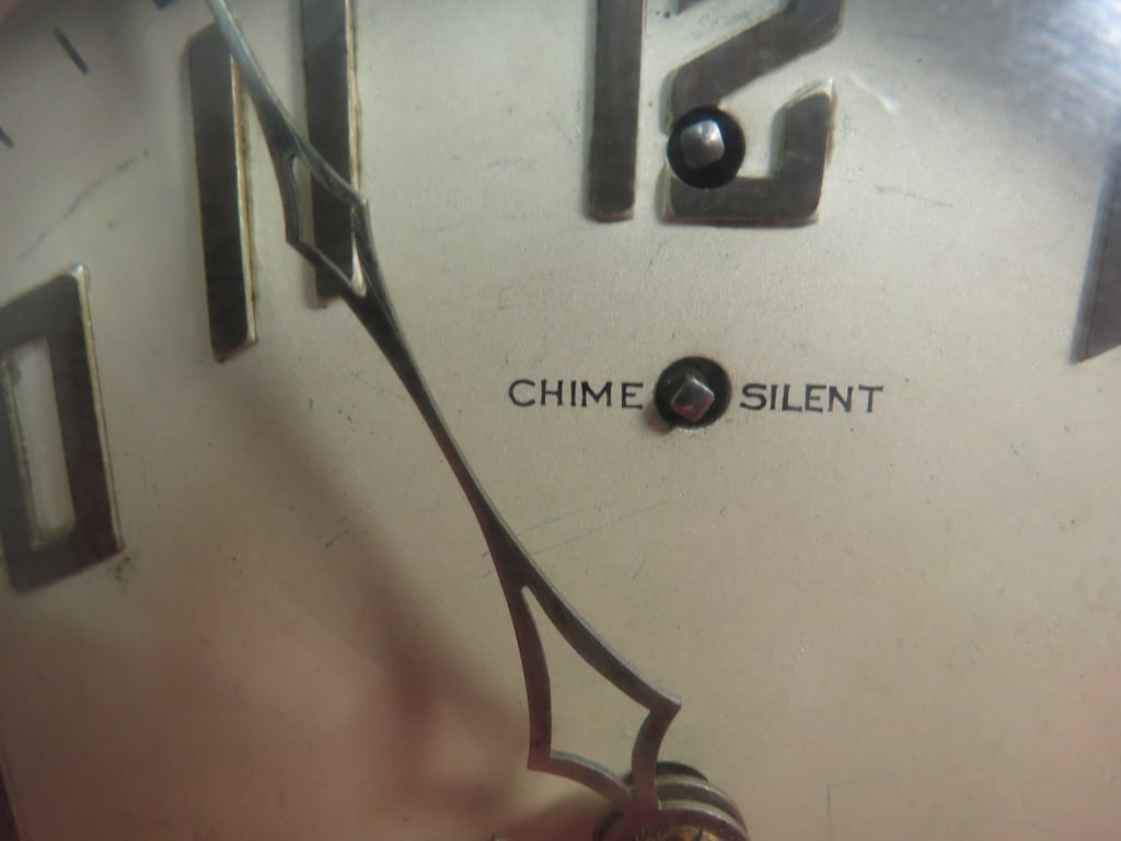 New Haven Mantle Clock-Chime-Silent - 4