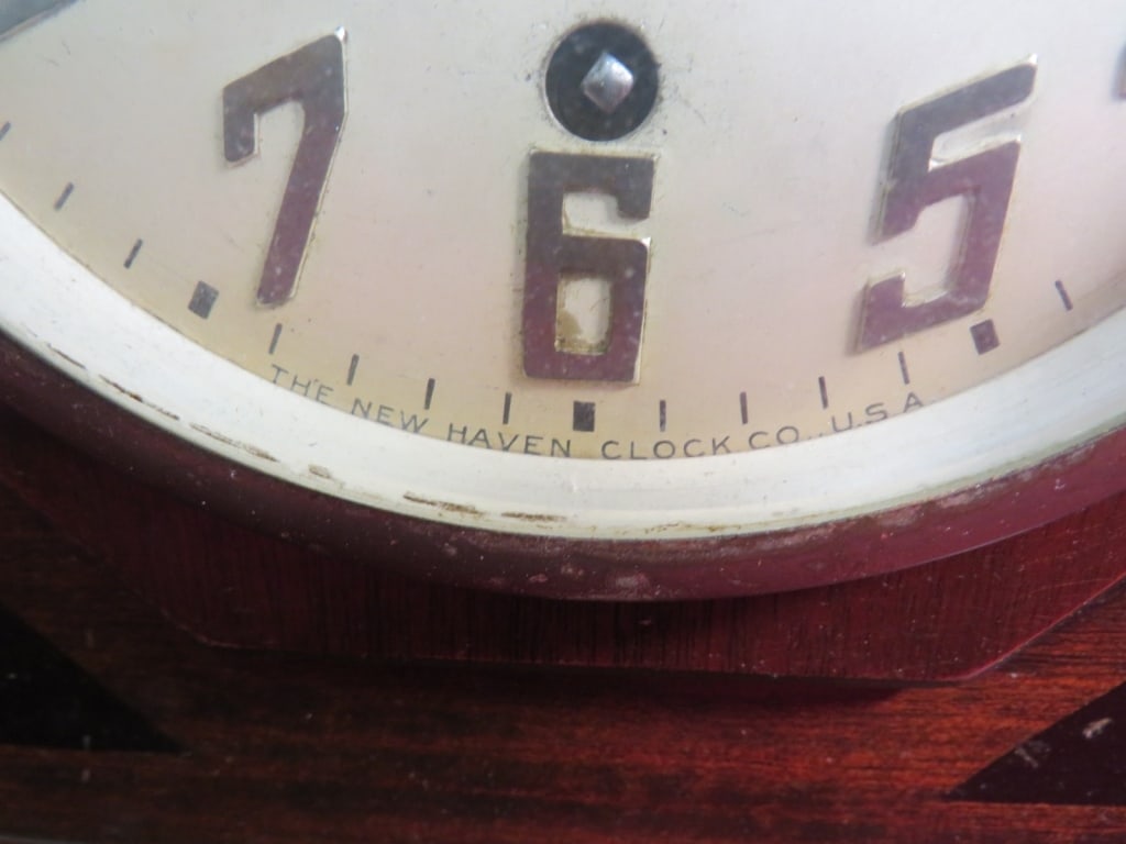 New Haven Mantle Clock-Chime-Silent - 5
