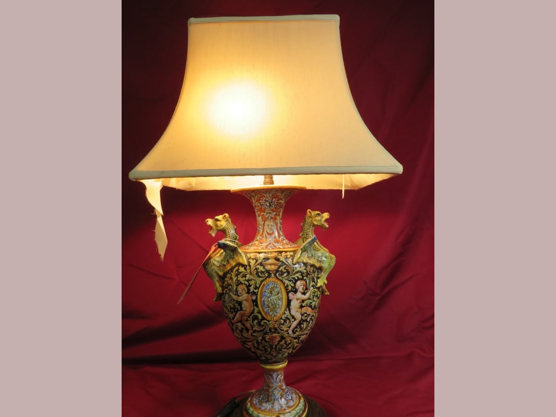 Ceramic Gine Style Lamp - 10