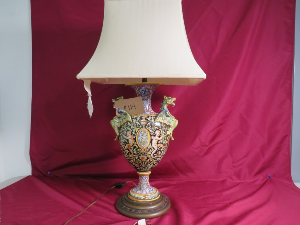 Ceramic Gine Style Lamp - 2