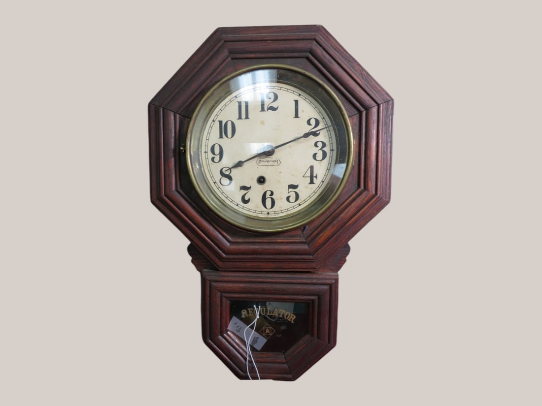 Ingraham Regulator Wall Clock (1 of 5)