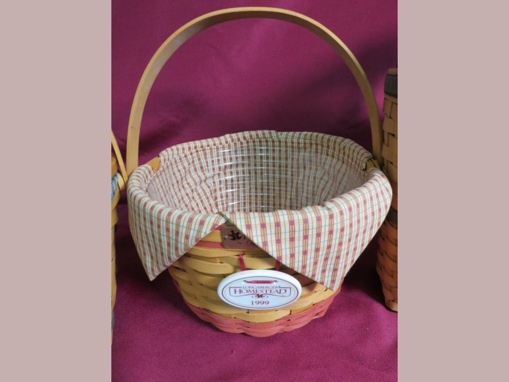 3 pc Longaberger Baskets - 4
