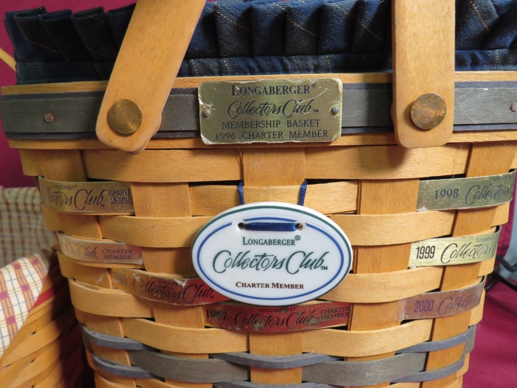 3 pc Longaberger Baskets - 6