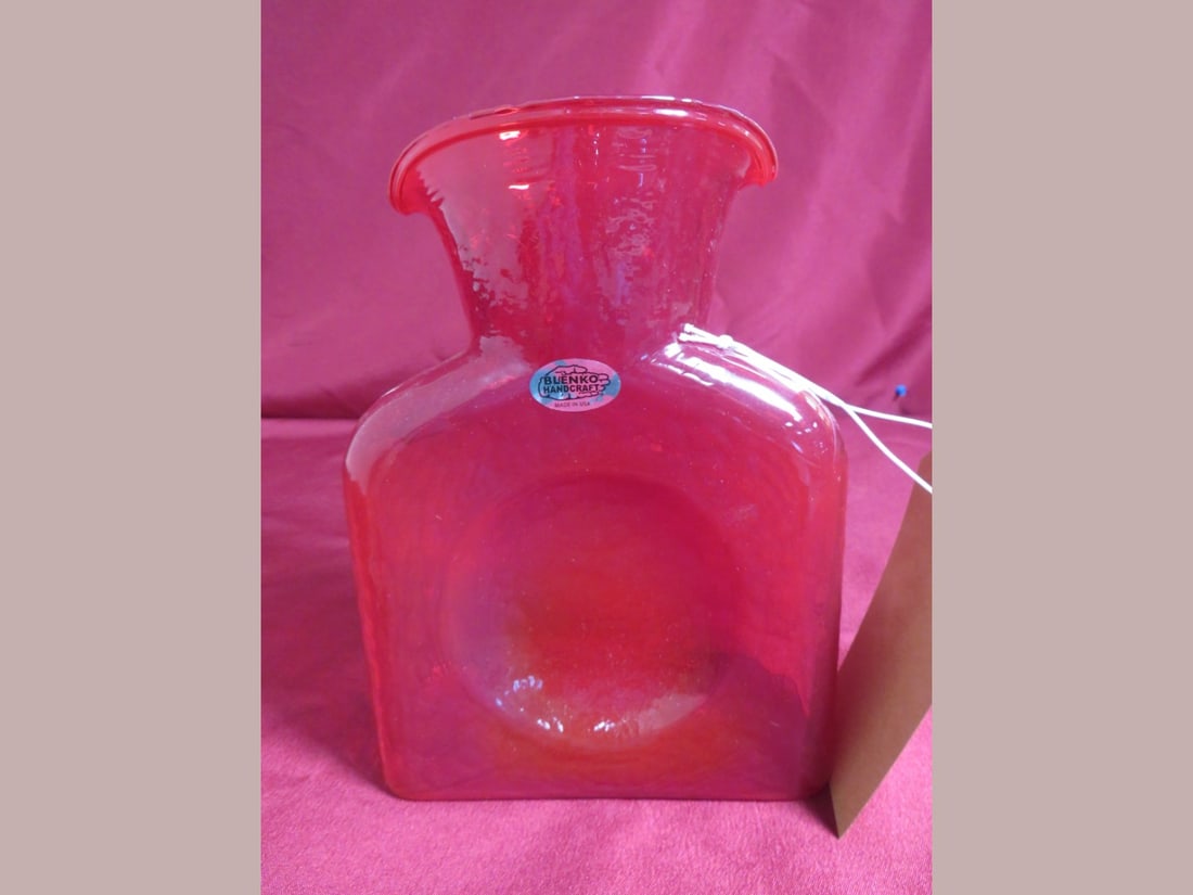 Red Blenko Decanter - 2