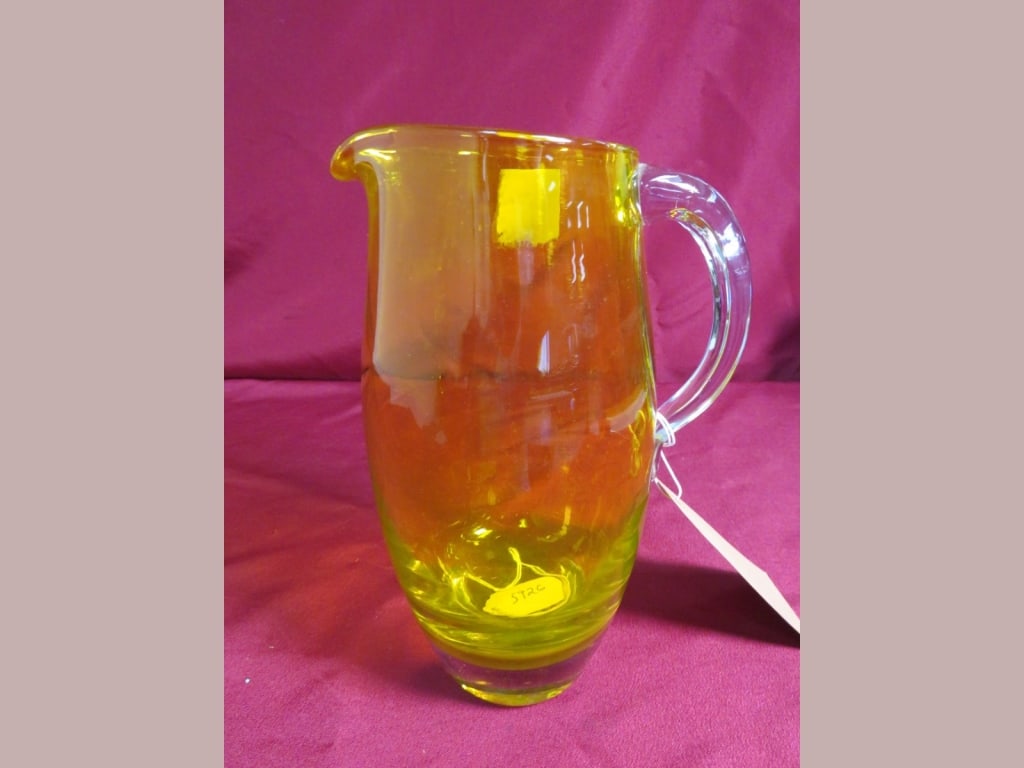 Blenko Jonquil 5926 Pitcher - 2