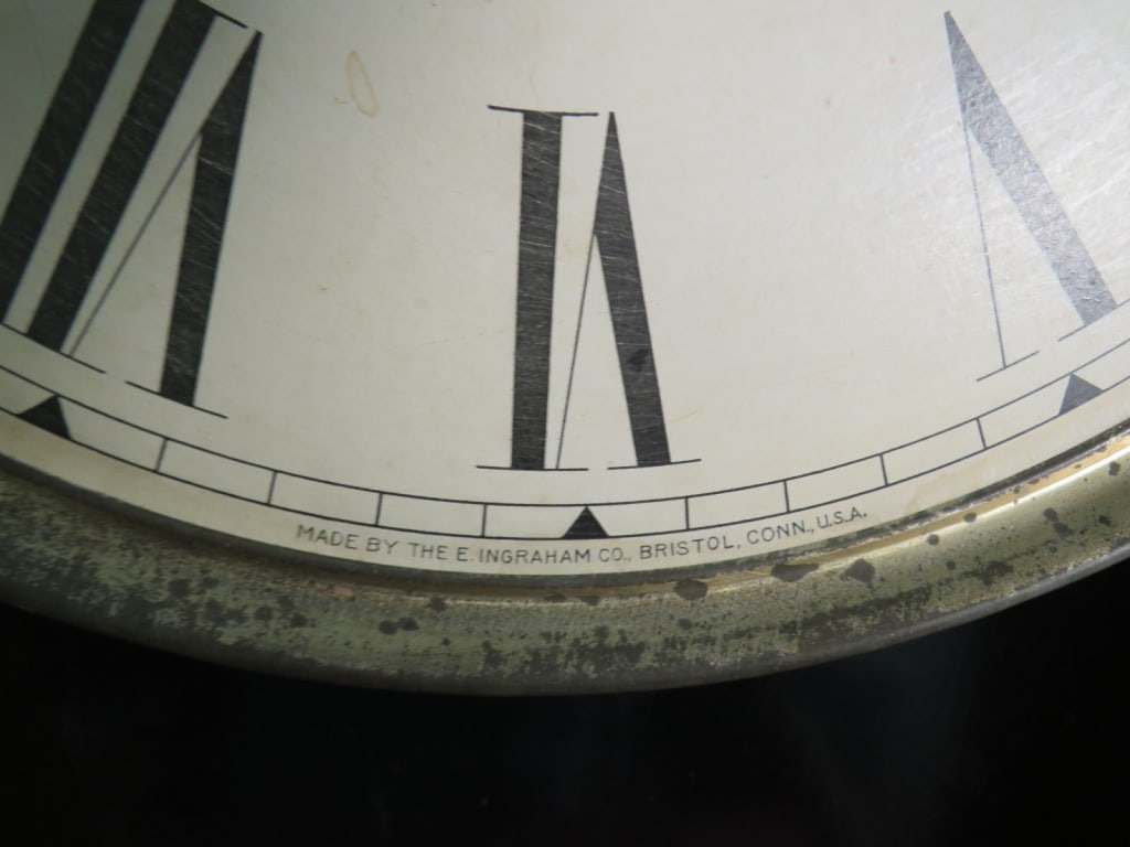 Ingraham Oak Regulator Wall Clock - 6
