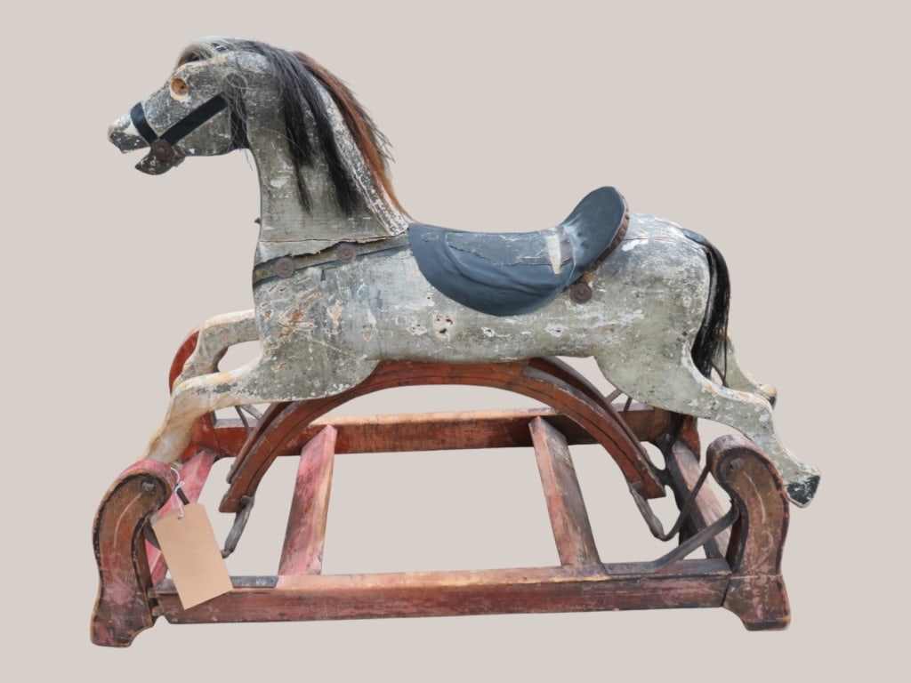 American Primitive Glider/Rocking Horse: 28 x 36 x 12 Normal wear for age