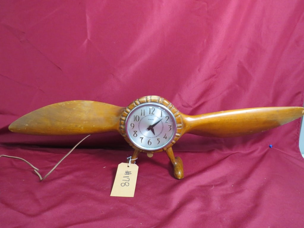 Wooden Propeller Clock - 2