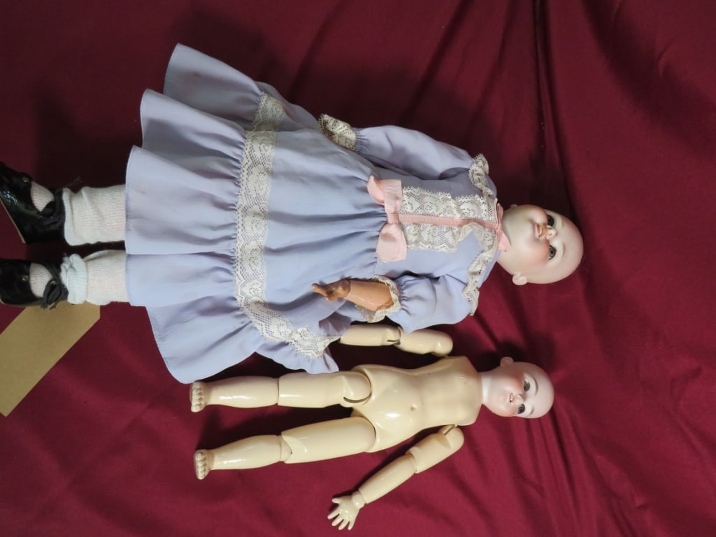 2-Porcelain Head Dolls - 2
