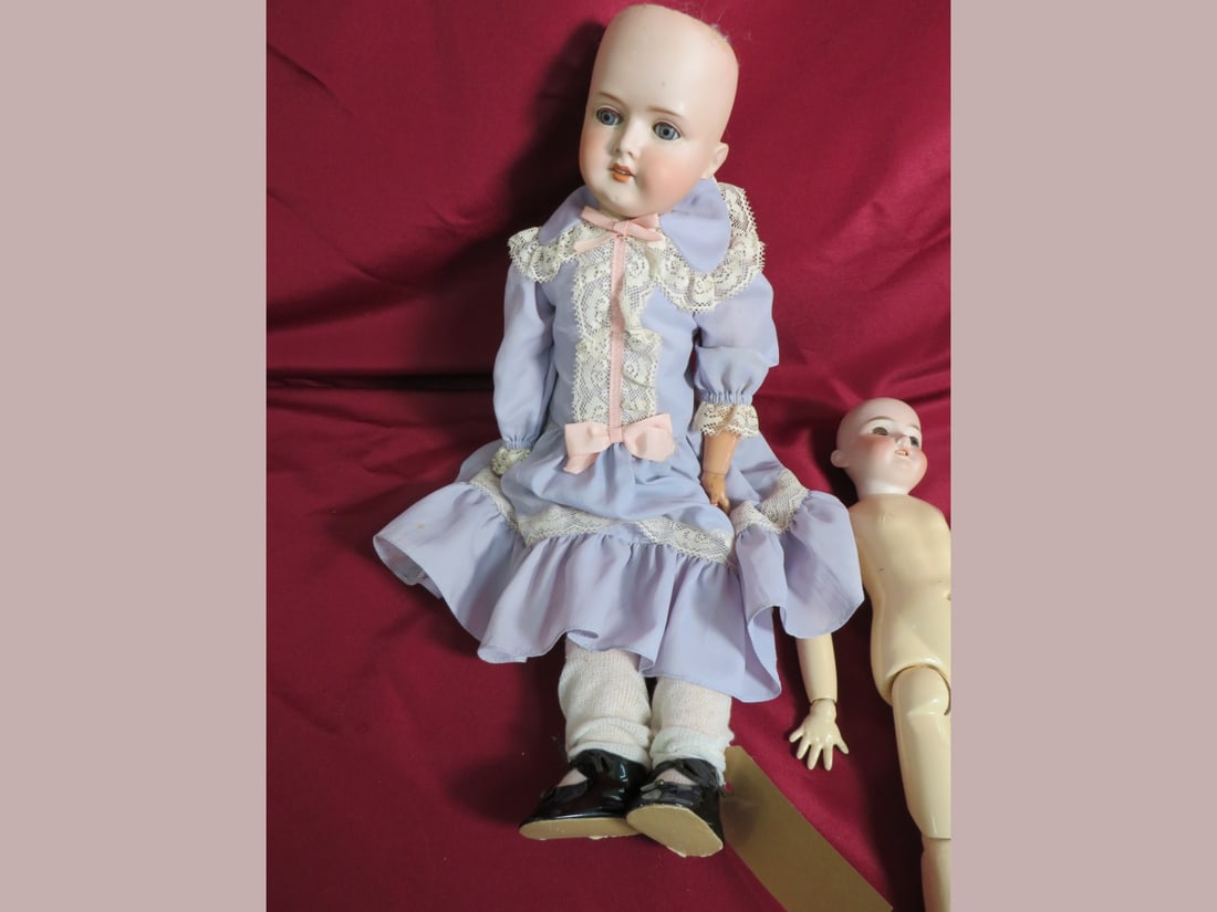 2-Porcelain Head Dolls - 3