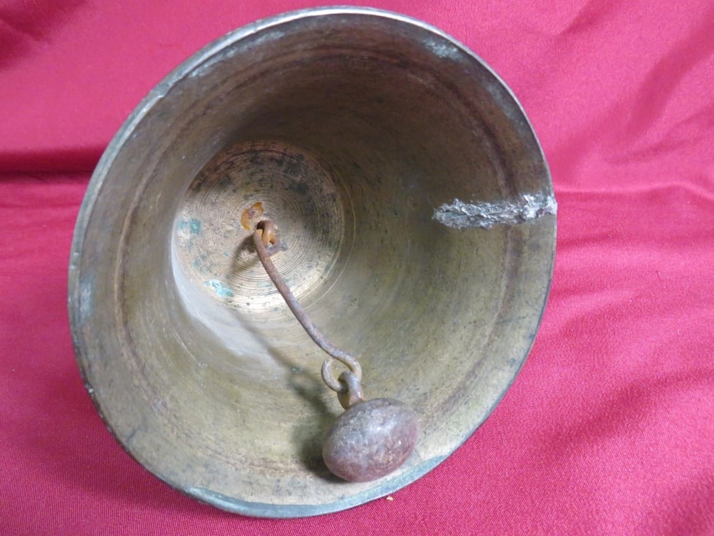 Brass School Bell - 3