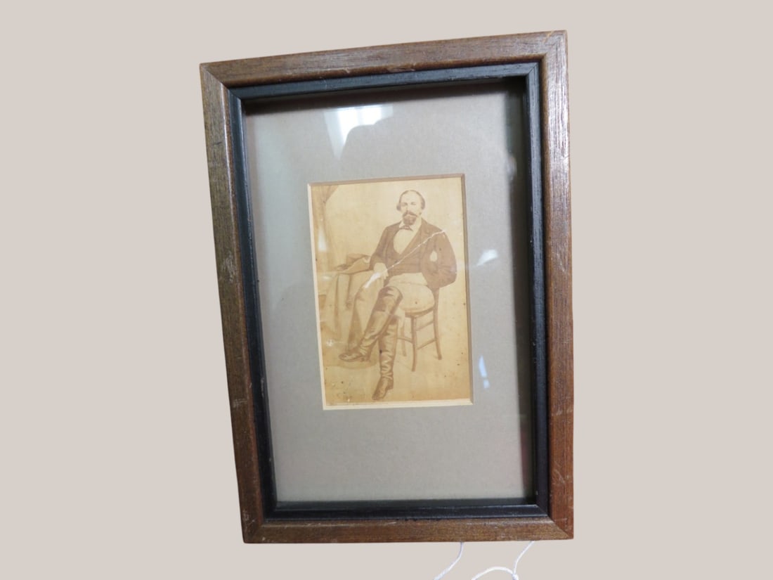 CDV of General John Moragn by E.A. Anthony: signed
