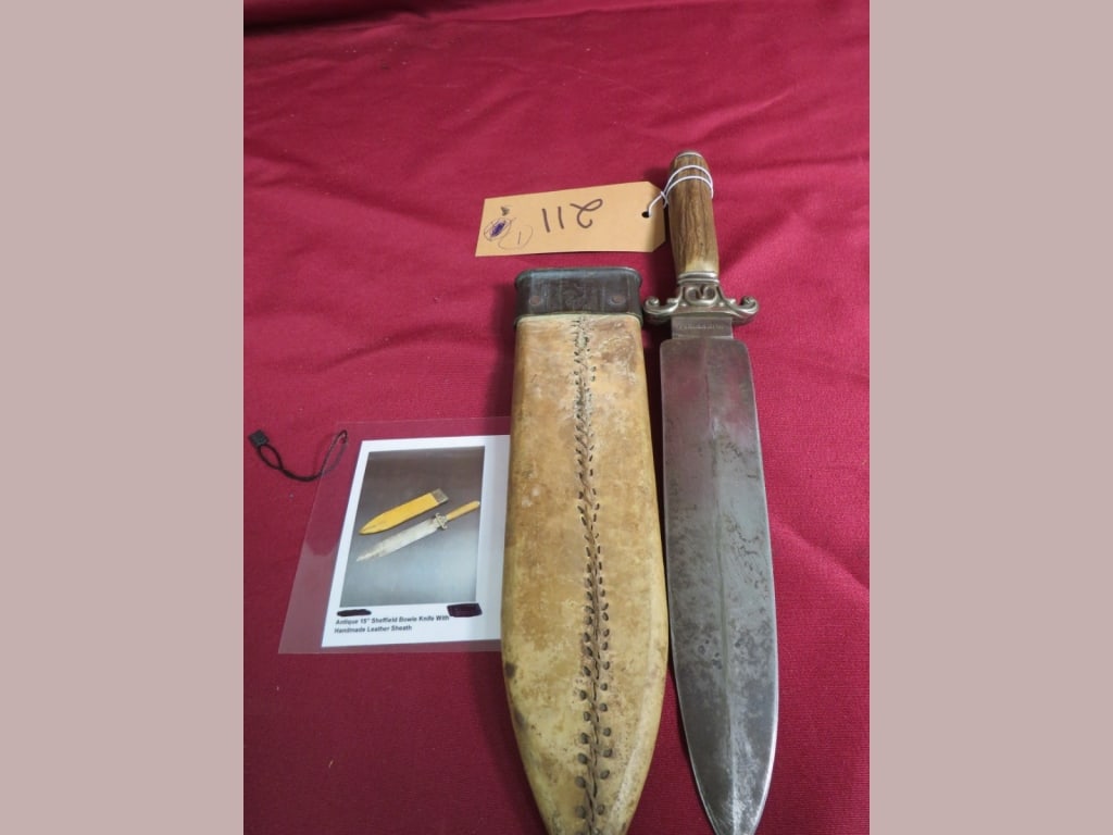 Schefield 15" Bowie Knife w/ Sheath - 2