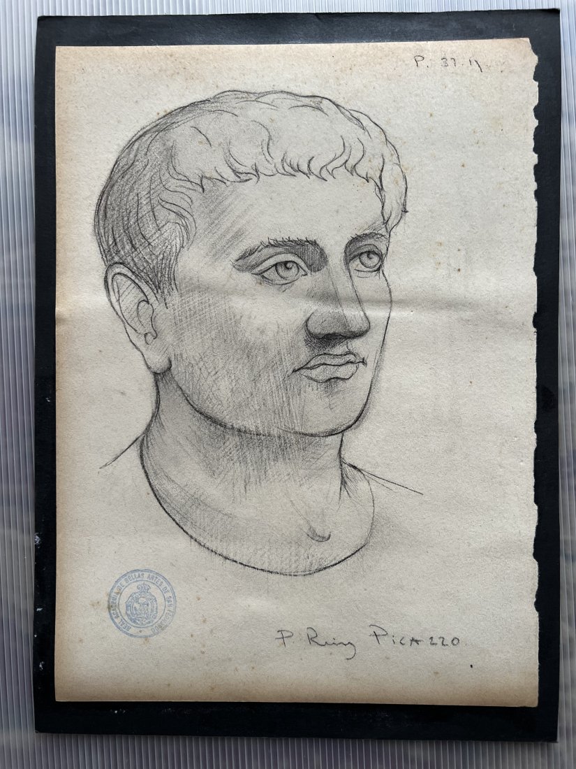 Picasso pencil drawing (1 of 2)