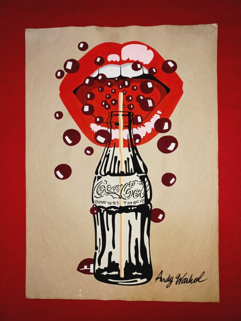 Andy Wahol Painting Coca Cola (1 of 1)