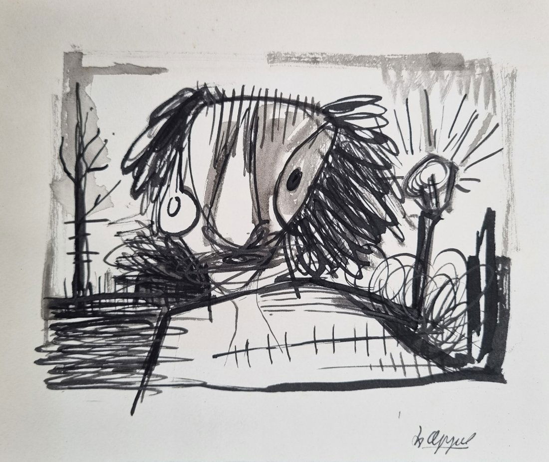 Karel Appel original painting II (1 of 1)