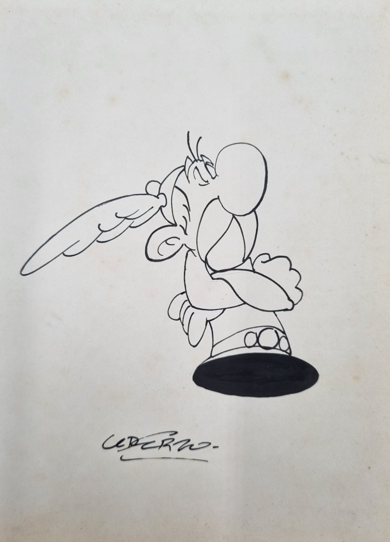 Albert Uderzo drawing of Astrix (1 of 1)