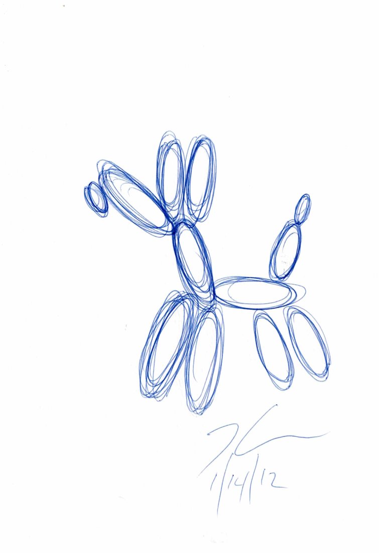 Jeff Koons Poodle Doodle 2012 (1 of 1)