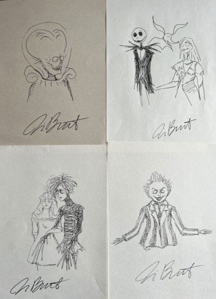 Tim Burton Collection, Mars attacks Edward Scissorhands Beetlejuice Jack Skellington. (1 of 1)