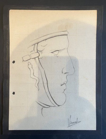 Vincent van Gogh Pencil Drawing II No Reserve. (1 of 2)