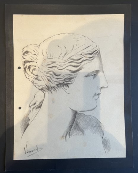 Vincent van Gogh Pencil Drawing III No Reserve. (1 of 2)