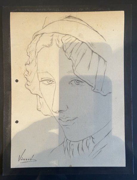 Vincent van Gogh Pencil Drawing V No Reserve. (1 of 2)