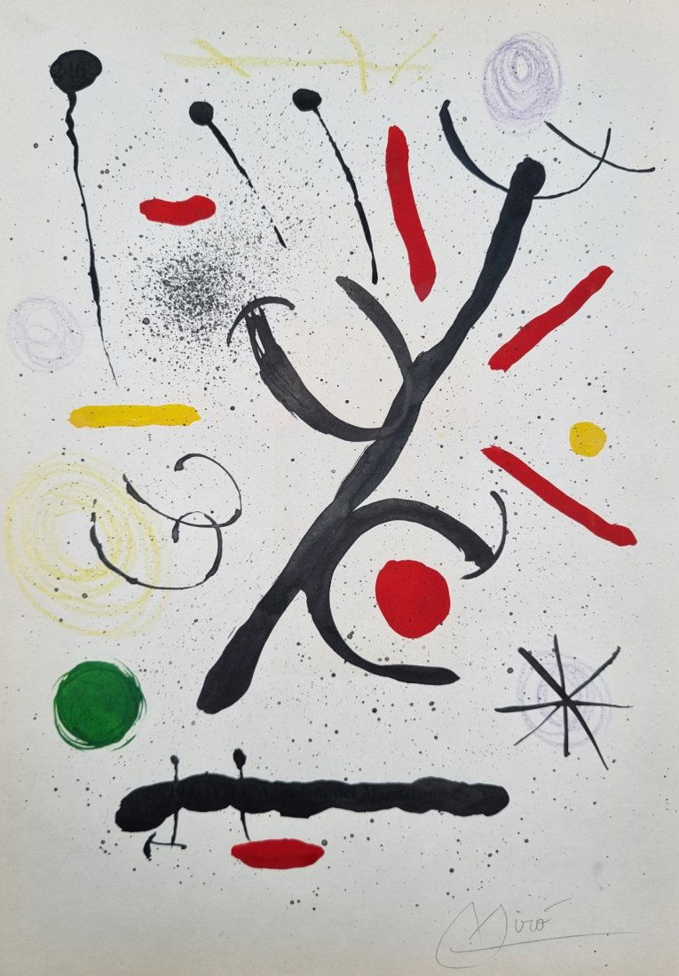 Joan Miro Painting I No Reserve (1 of 1)